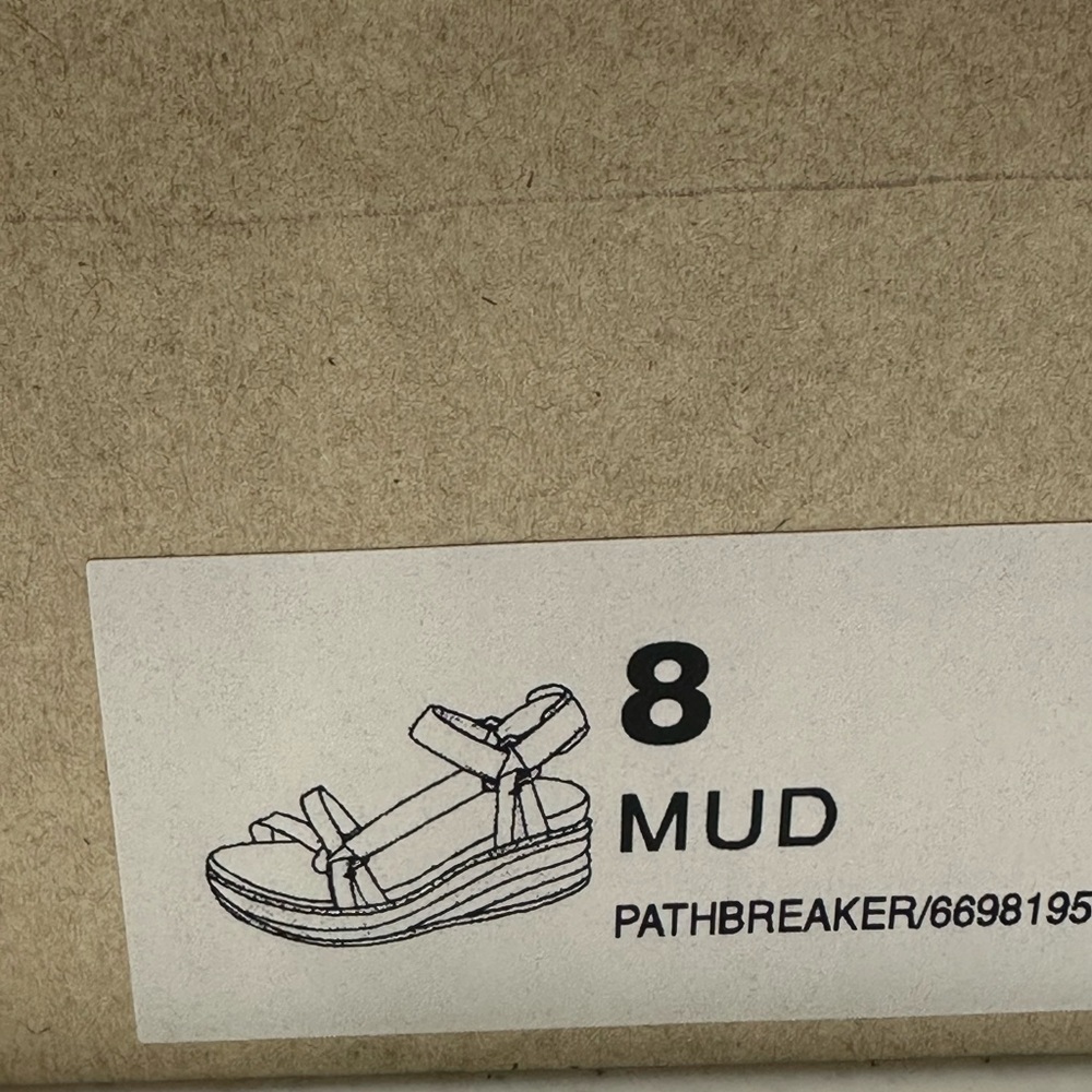 Nicole camouflage strap closure Platform Sandals SIZE 8 brown green tan NEW - Picture 2 of 8